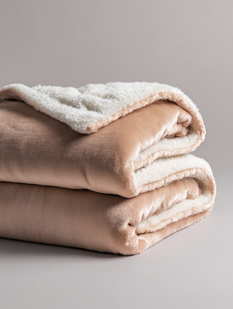 cobija térmica terciopelo & borrego almar deluxe